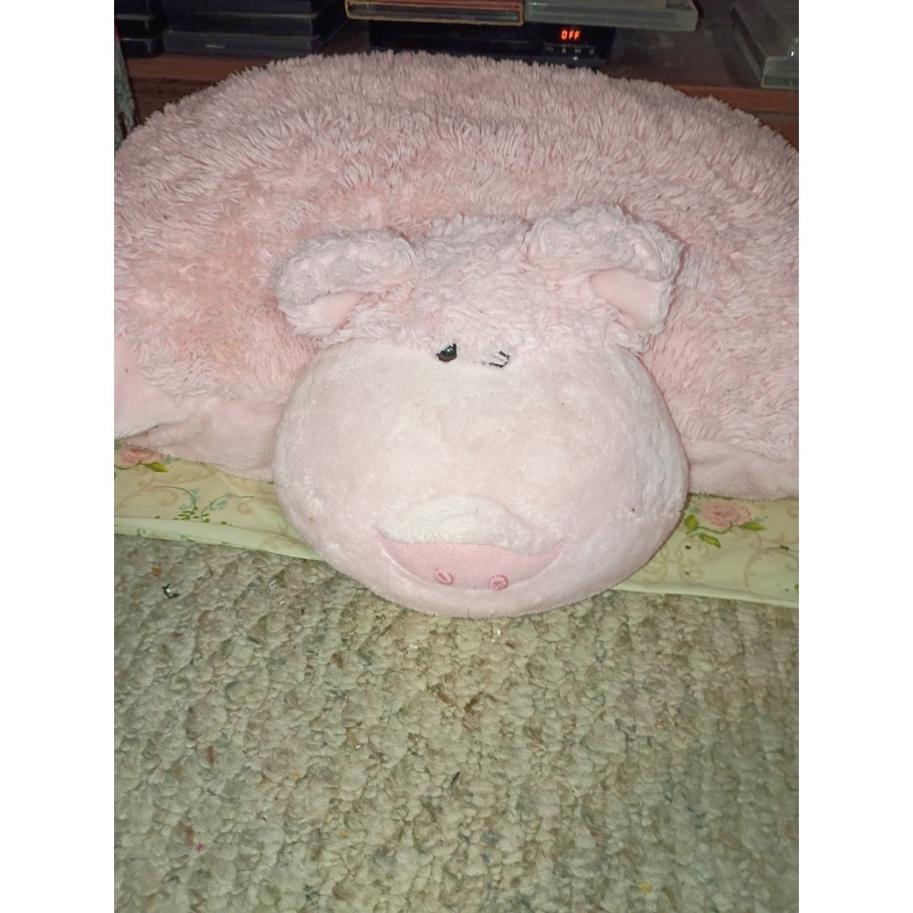Authentic Pillow Pets Wiggly Pig Large 18" Plush Stuffed Animal